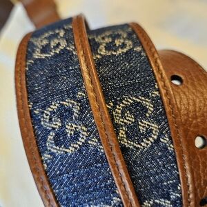 NEW GUCCI Denim belt